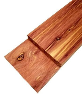Aromatic Cedar two sides sanded to 3/4" thickness
